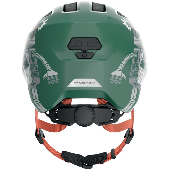ABUS Smiley 3.0 Kids Helmet Green Robot
