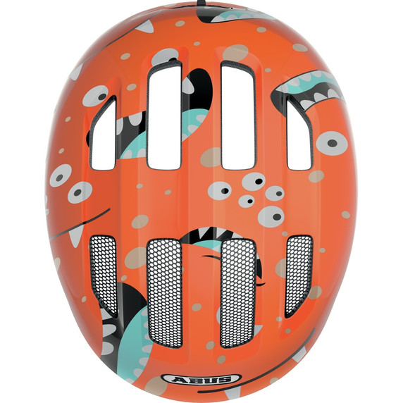 ABUS Smiley 3.0 Kids Helmet Orange Monster