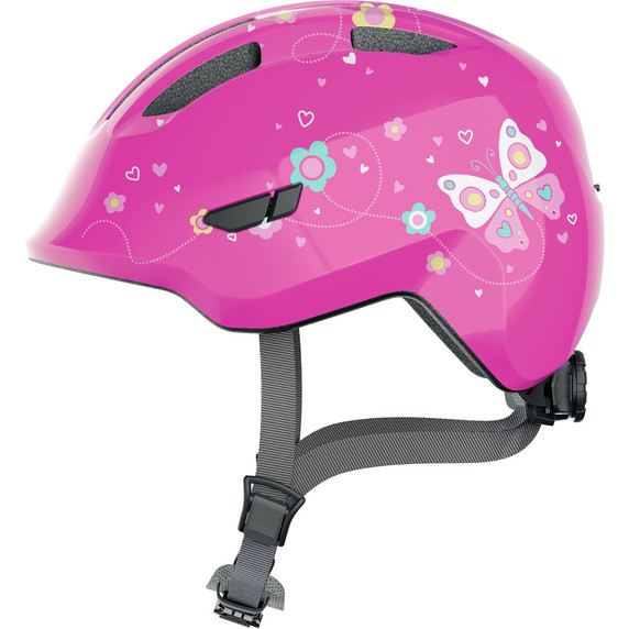 ABUS Smiley 3.0 Kids Helmet Pink Butterfly
