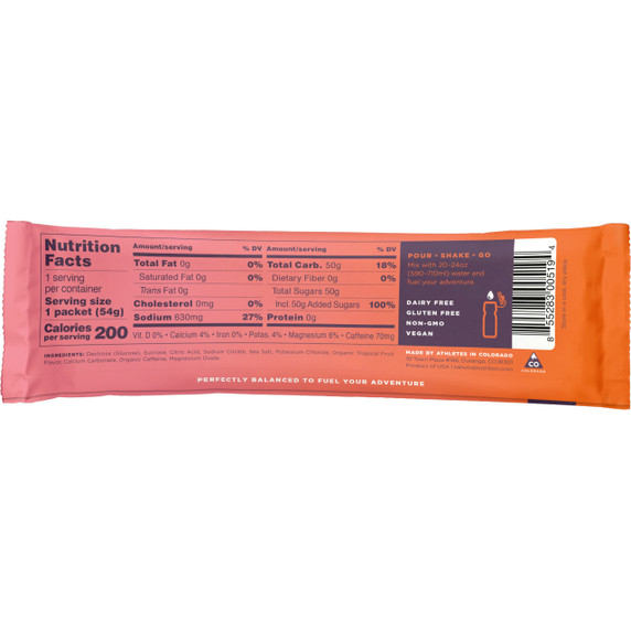 Tailwind Endurance Fuel Stick Pack Tropical (Caffeinated)