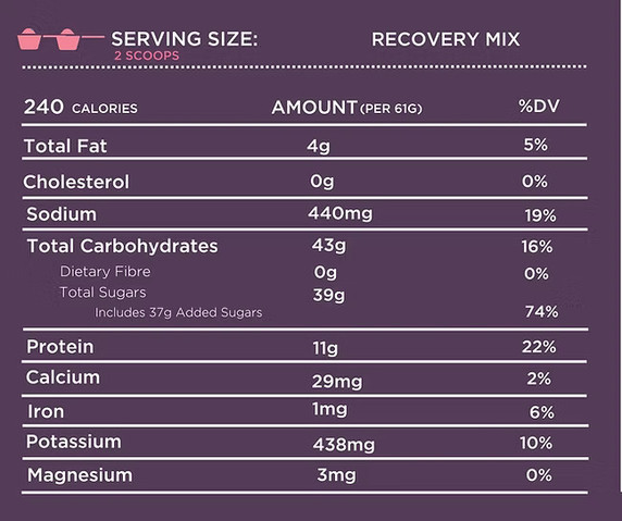 Tailwind Recovery Mix Stick Pack Vanilla