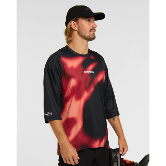 DHaRCO Mens 3/4 Sleeve Jersey Infrared