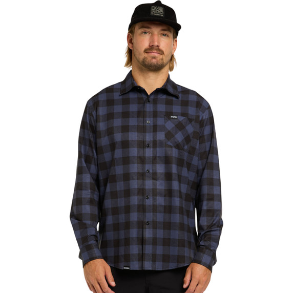 DHaRCO Mens Tech Long Sleeve Shirt Jet
