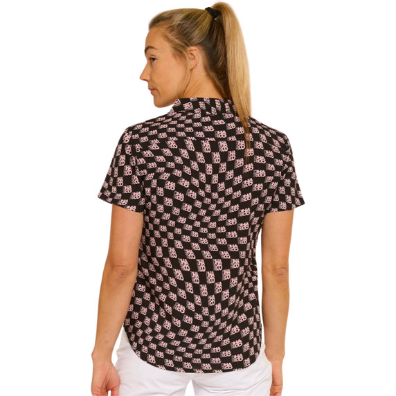 DHaRCO Womens Tech Party Shirt Check Please