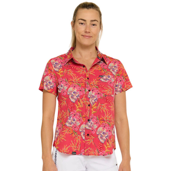 DHaRCO Womens Tech Party Shirt Paradise