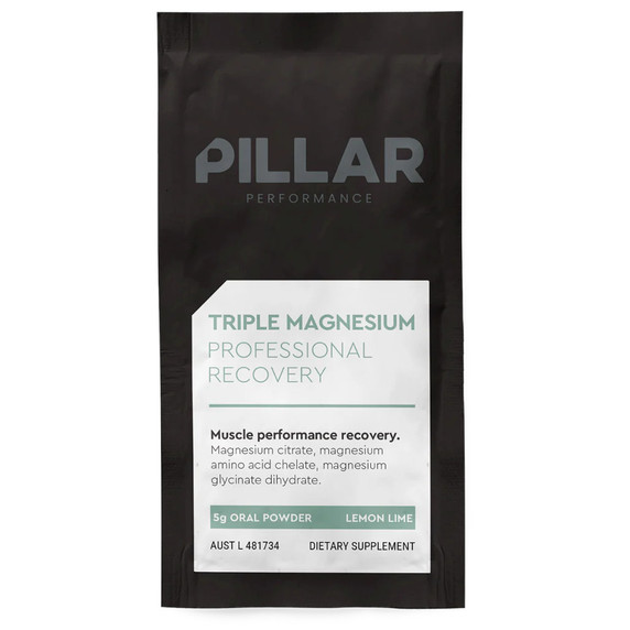 PILLAR Performance Triple Magnesium Recover Powder Lemon Lime Sachet 5g