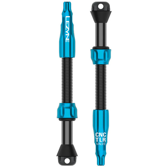 Lezyne CNC Tubeless Valve Pro Blue