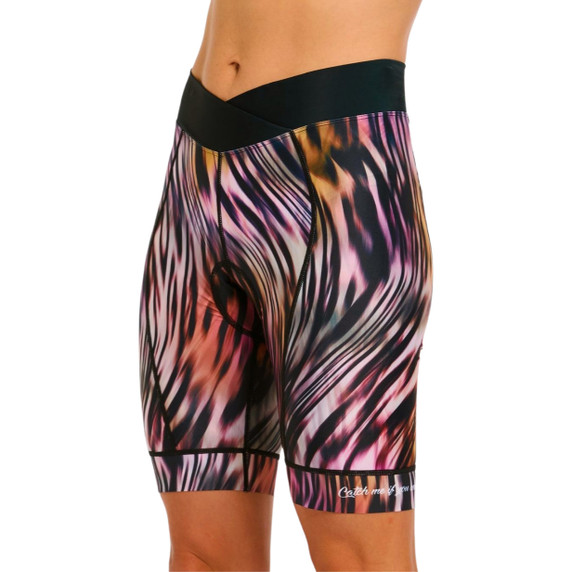 DHaRCO Womens Padded Party Pants Acid Safari