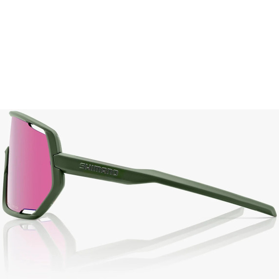 Shimano Technium Sunglasses Dark Olive/Ridescape Off-Road Clear