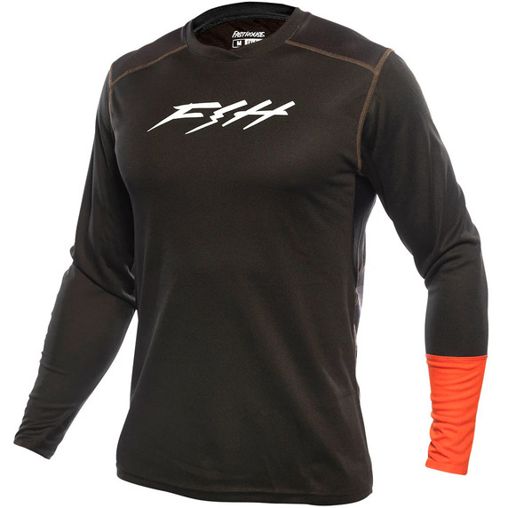 Fasthouse Alloy Ronin Long Sleeve Jersey Black