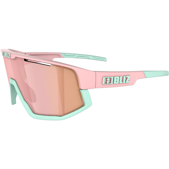 Bliz Fusion Pastel Sunglasses Pink/Brown w Rose Multi Lens