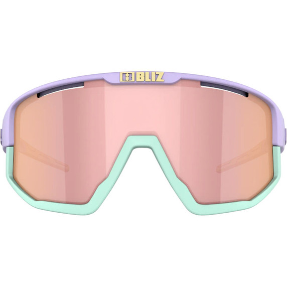 Bliz Fusion Pastel Sunglasses Purple/Brown w Rose Multi Lens