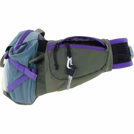 Evoc Hip Pack Pro 3L + Hydration Bladder 1.5L Steel/Violet/Dark Olive