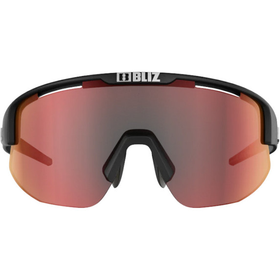 Bliz Matrix Sunglasses Black/Brown w Red Multi Lens