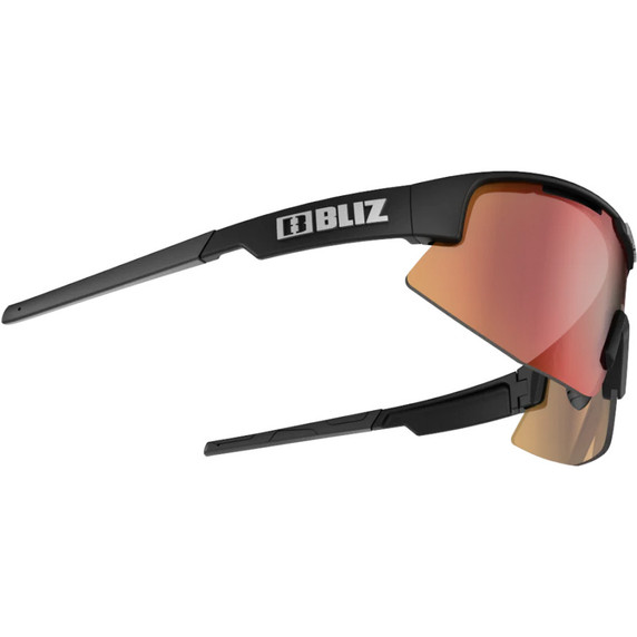 Bliz Matrix Sunglasses Black/Brown w Red Multi Lens