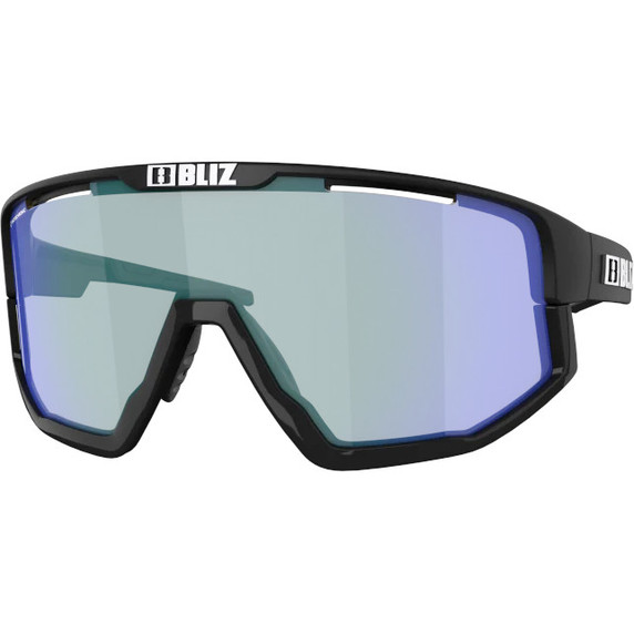 Bliz Vision Nano Photochromic Sunglasses Black/Brown w Blue Multi Lens