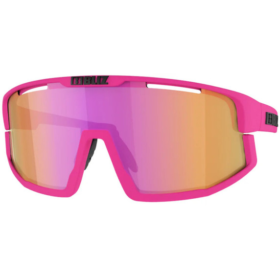 Bliz Vision Sunglasses Pink/Brown w Purple Multi Lens