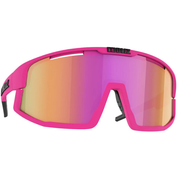 Bliz Vision Sunglasses Pink/Brown w Purple Multi Lens