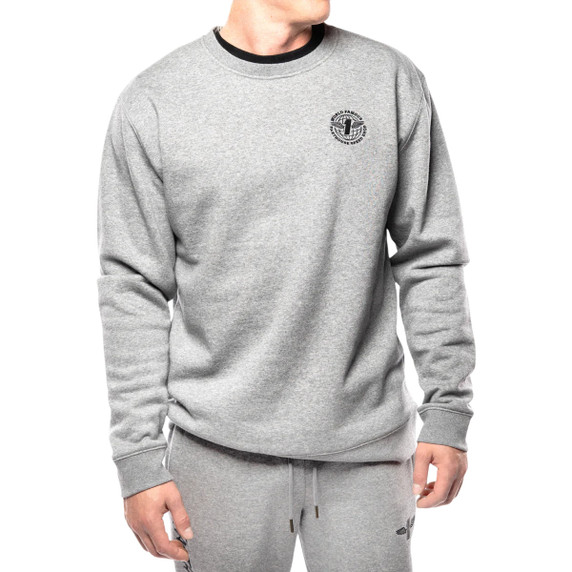 Fasthouse Renown Crew Neck Pullover Heather Grey