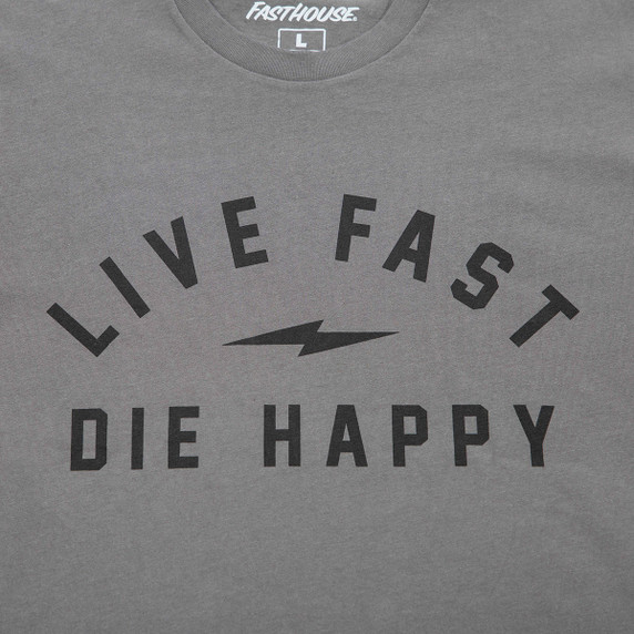 Fasthouse Wired Tee Heavy Metal