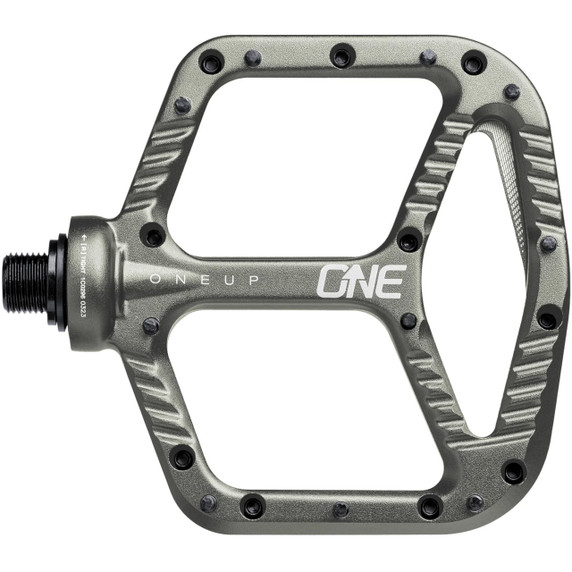 OneUp Components Aluminum Flat Pedals Grey