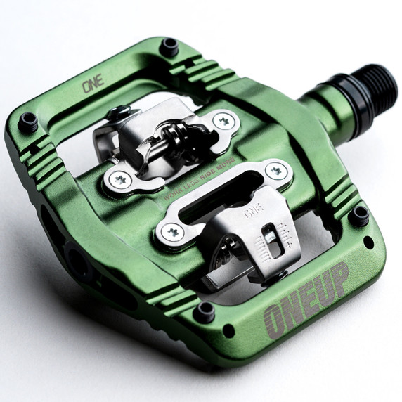 OneUp Components Clip Pedals Dark Green