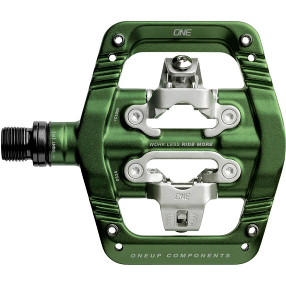 OneUp Components Clip Pedals Dark Green