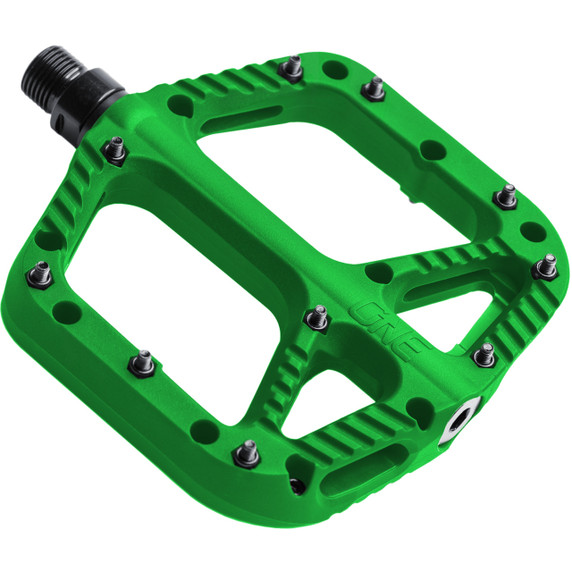 OneUp Components Composite Flat Pedals Green