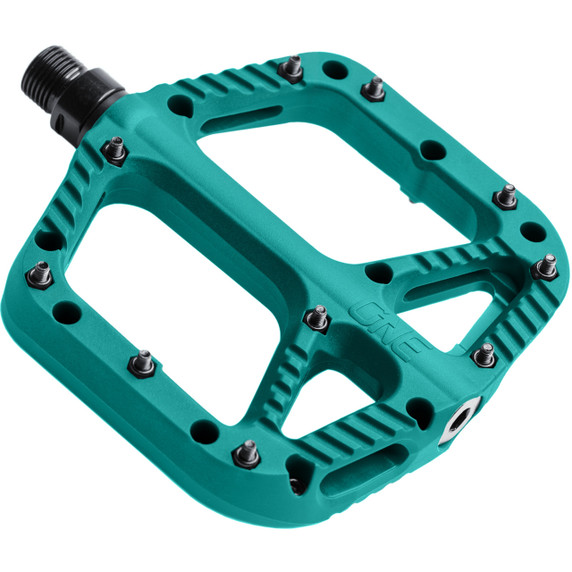 OneUp Components Composite Flat Pedals Turquoise