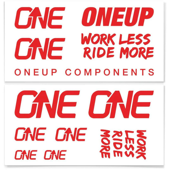 OneUp Components Handlebar Decal Kit Red