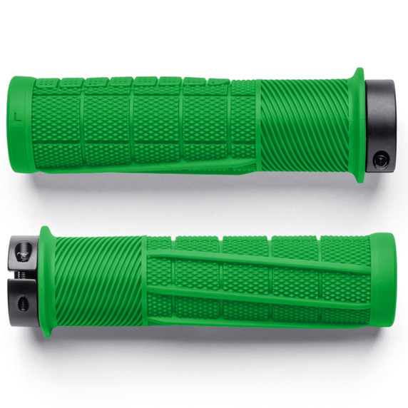 OneUp Components Thick Lock-On Grips Green