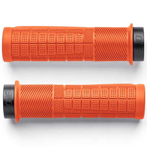 OneUp Components Thick Lock-On Grips Orange
