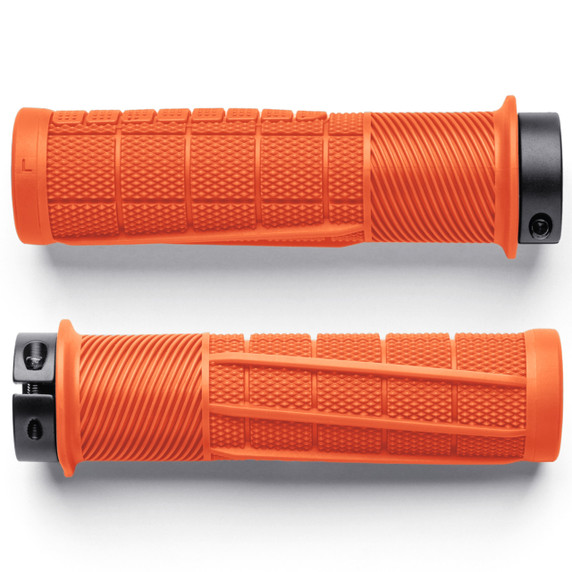OneUp Components Thick Lock-On Grips Orange