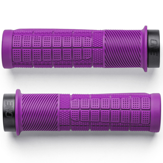 OneUp Components Thick Lock-On Grips Purple