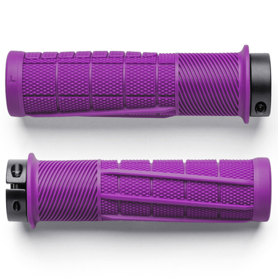 OneUp Components Thick Lock-On Grips Purple