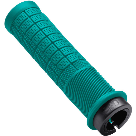 OneUp Components Thick Lock-On Grips Turquoise