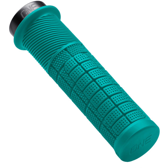 OneUp Components Thick Lock-On Grips Turquoise