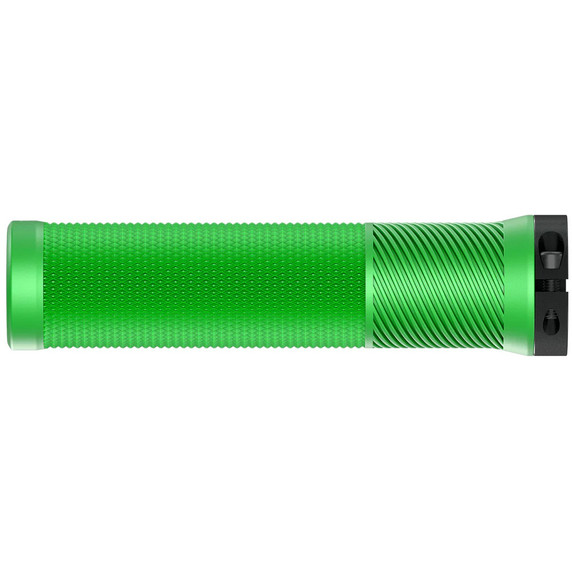 OneUp Components Thin Lock-On Grips Green