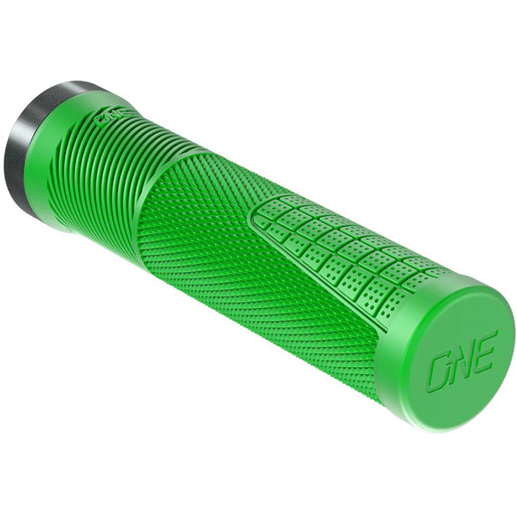 OneUp Components Thin Lock-On Grips Green