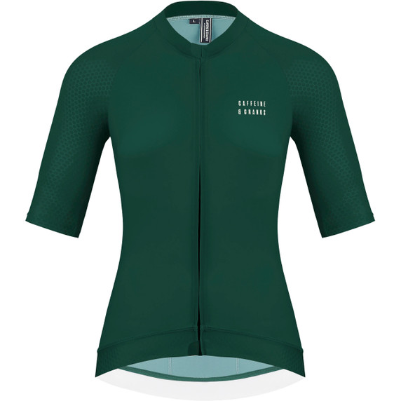Caffeine and Cranks Pinnacle Jersey Forest