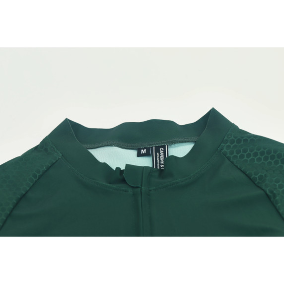 Caffeine and Cranks Pinnacle Jersey Forest Womens