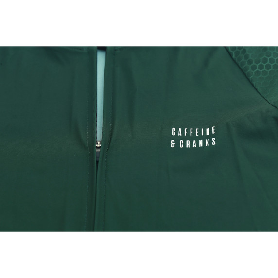 Caffeine and Cranks Pinnacle Jersey Forest Womens