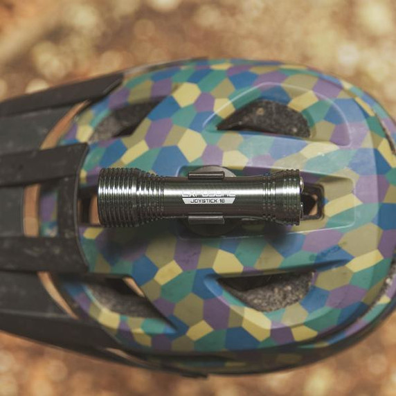 Exposure Joystick Mk18 Front Light W/ Helmet and Handlebar Mounts Gun Metal Black