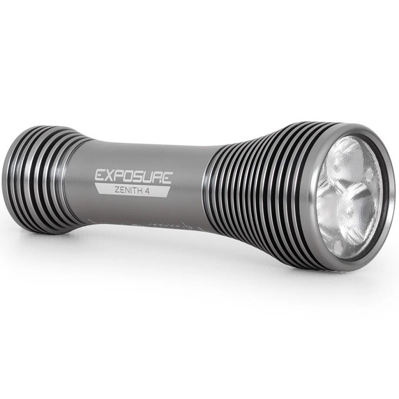 Exposure Zenith Mk4 Front Light W/ Helmet and Handlebar Mounts Gun Metal Black