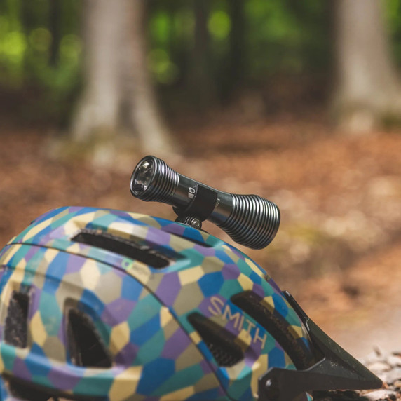 Exposure Zenith Mk4 Front Light W/ Helmet and Handlebar Mounts Gun Metal Black