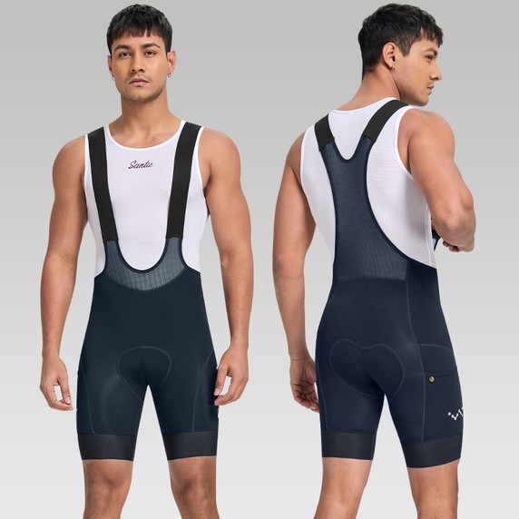 Santic Bibshorts Mens Sparta Navy