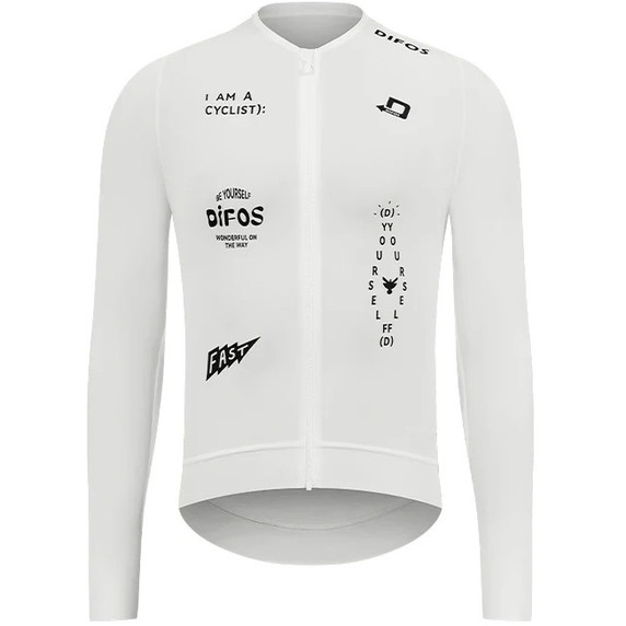 Santic Difos Jersey Long Sleeve Colin White