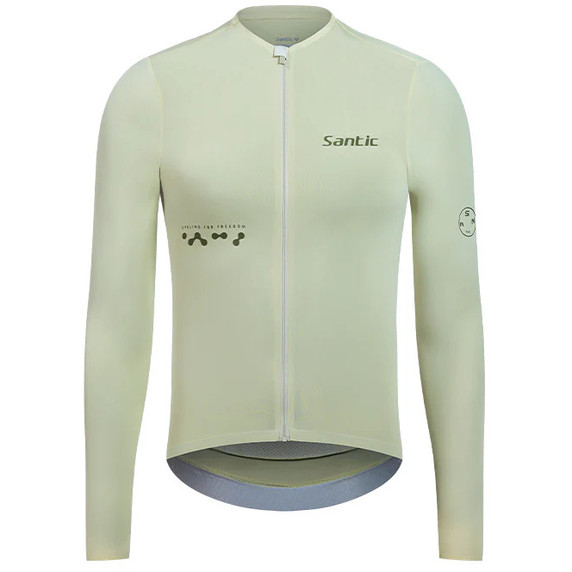 Santic Jersey Fusheng Long Sleeve Green
