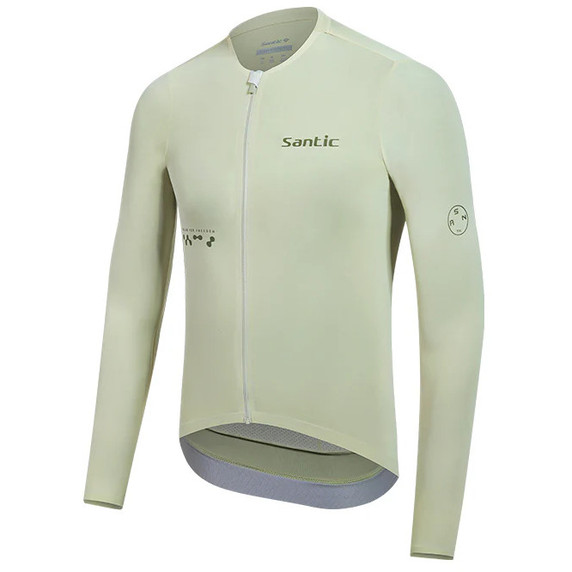 Santic Jersey Fusheng Long Sleeve Green