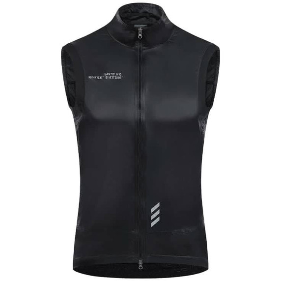 Santic Mario Windproof Gilet Black